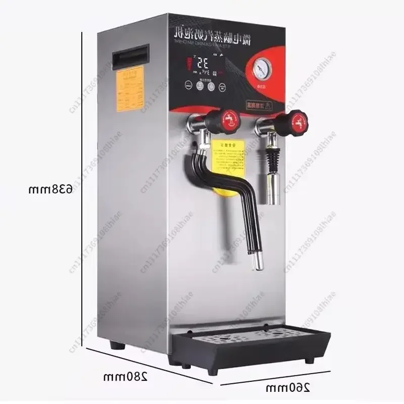 12L Commercial Electric Boiling Water Machine Milk Frother Steam Water boiler Dual-purpose Machine Milk Foam Machine