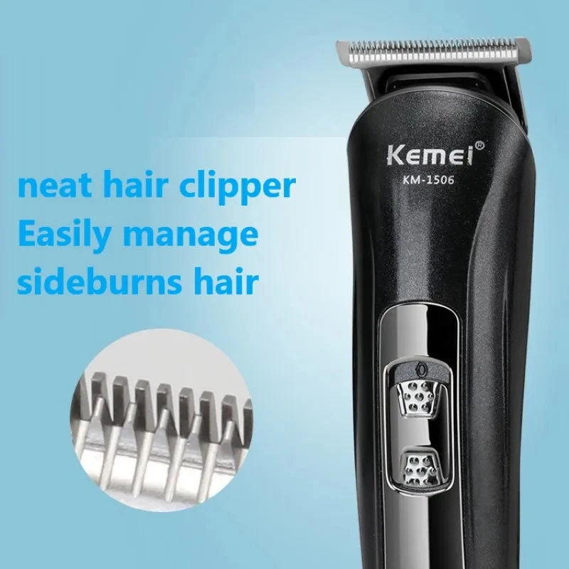 Kemei KM-1506 3 in 1 전기 면도기, USB 충전 헤어 트리머, 전기 충전식 코 전문 면도기 사용 예시