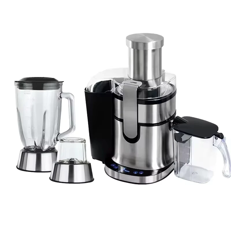 Stainless Steel Juicer Mixer PC Food Grade Cup Multi Purpose Mixer LED Indicator Juicer