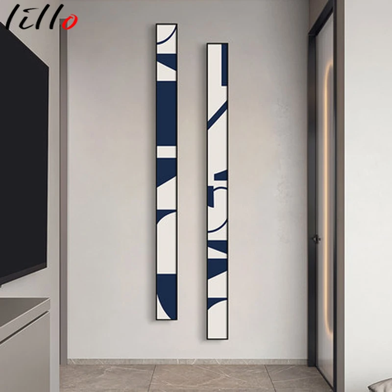 Vertical version of abstract  new living room personality creative horizontal board decorative painting thin very narrow