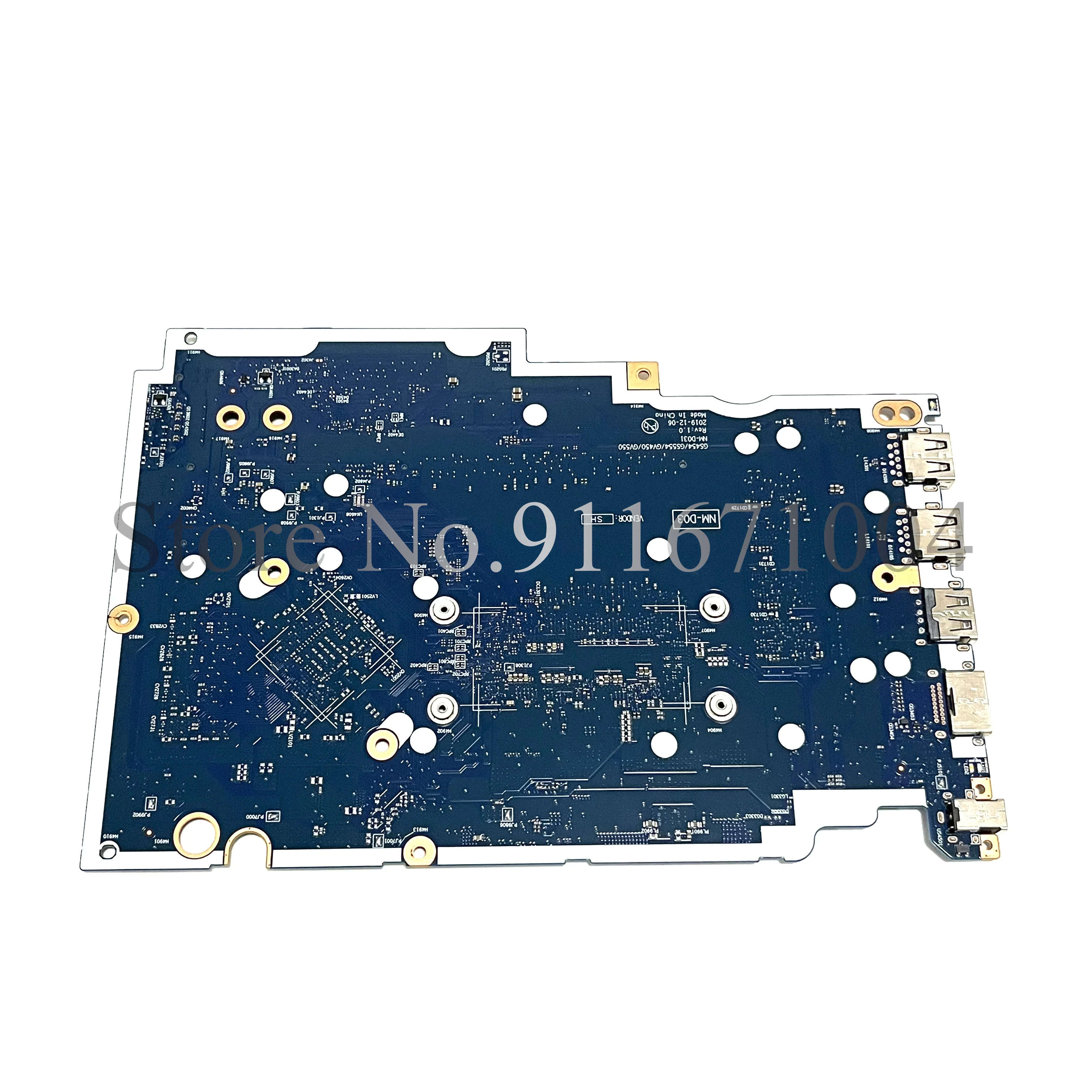 Imagem -02 - Placa-mãe Portátil para Lenovo Ideapad Gs454 Gs554 Gv450 Gv550 Nm-d031 4gb de Ram I31005g1 I5-1035g1 Cpu 100 Testado