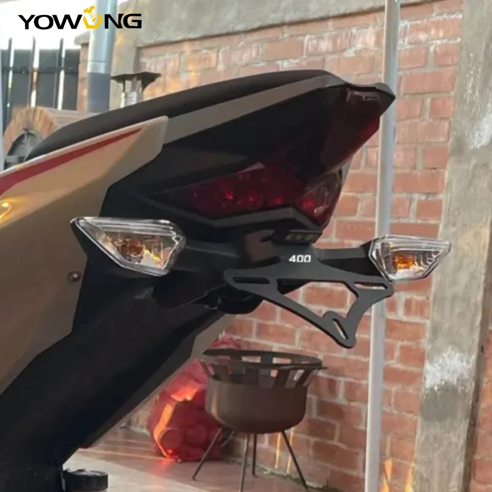 

For KAWASAKI Z250 Z400 Z500 Ninja250 Ninja 500 400 250 License Plate Bracket Holder Rear Tail Tidy Fender Kit Z 500 2024 2025