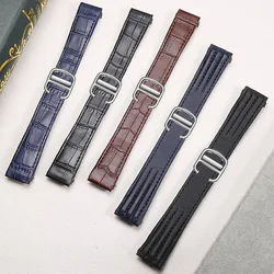 Watchband Special Quick Release Interface Watch Strap For Cartier ROADSTER w6206018 w6206017 Men's 19mm Nylon Wristband