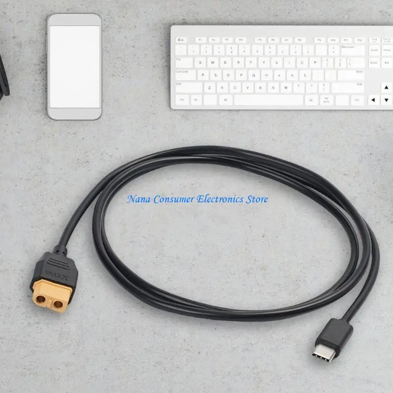 G7NE USB C to XT60 Female Adapter Cable 100W Fast Charging for Drones and Models