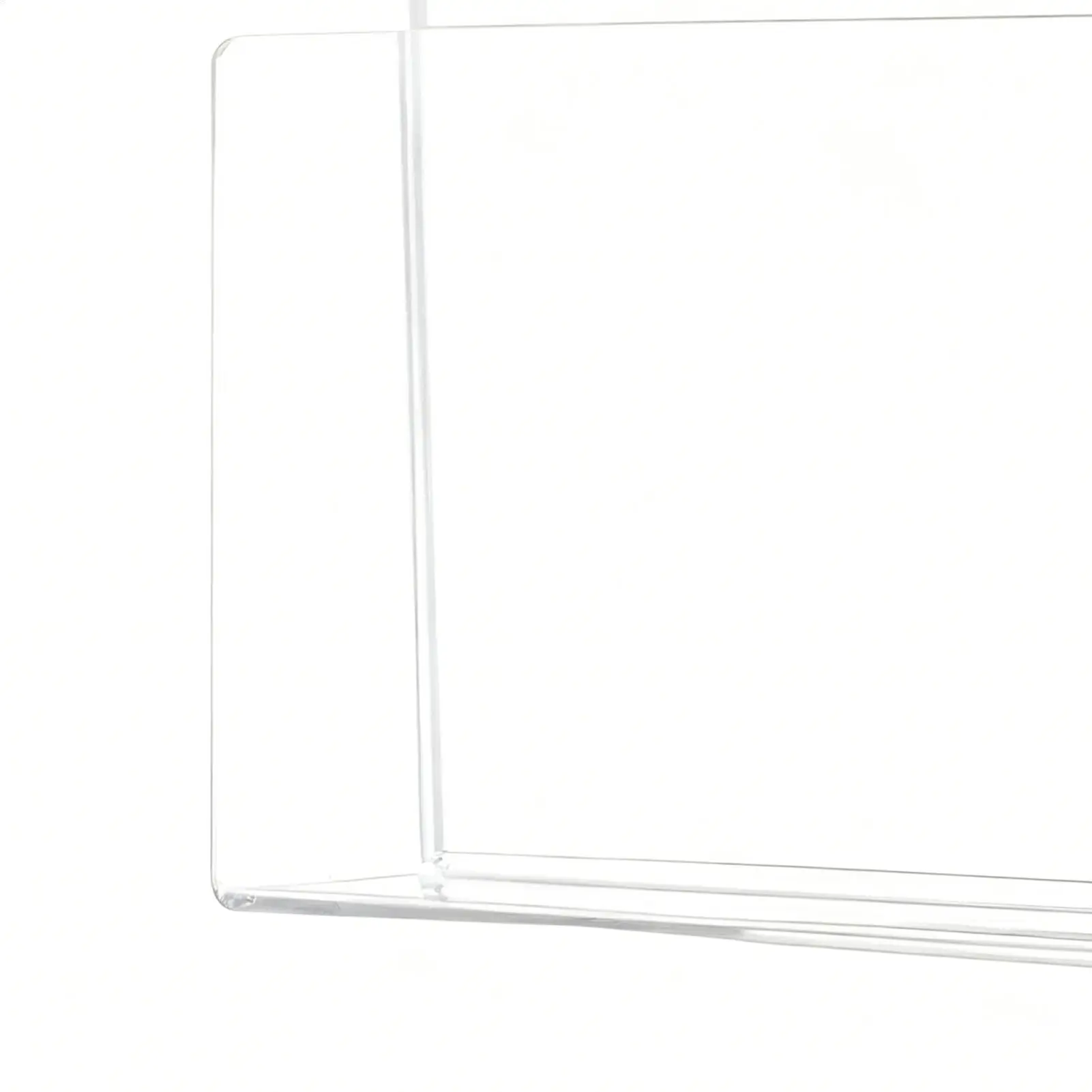 Wall Mount File Holder Clear Acrylic Display Rack Wall Mounted File Holder Brochure Display Stand For Paper Mail Letter Book