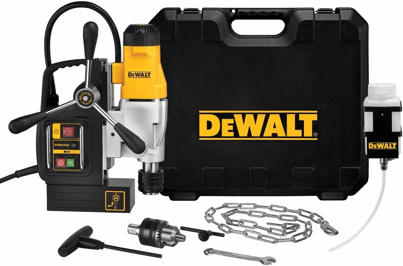 DEWALT Drill Press, Magnetic, 2-inch, 10-Amp with 2-Speed Setting (DWE1622K)