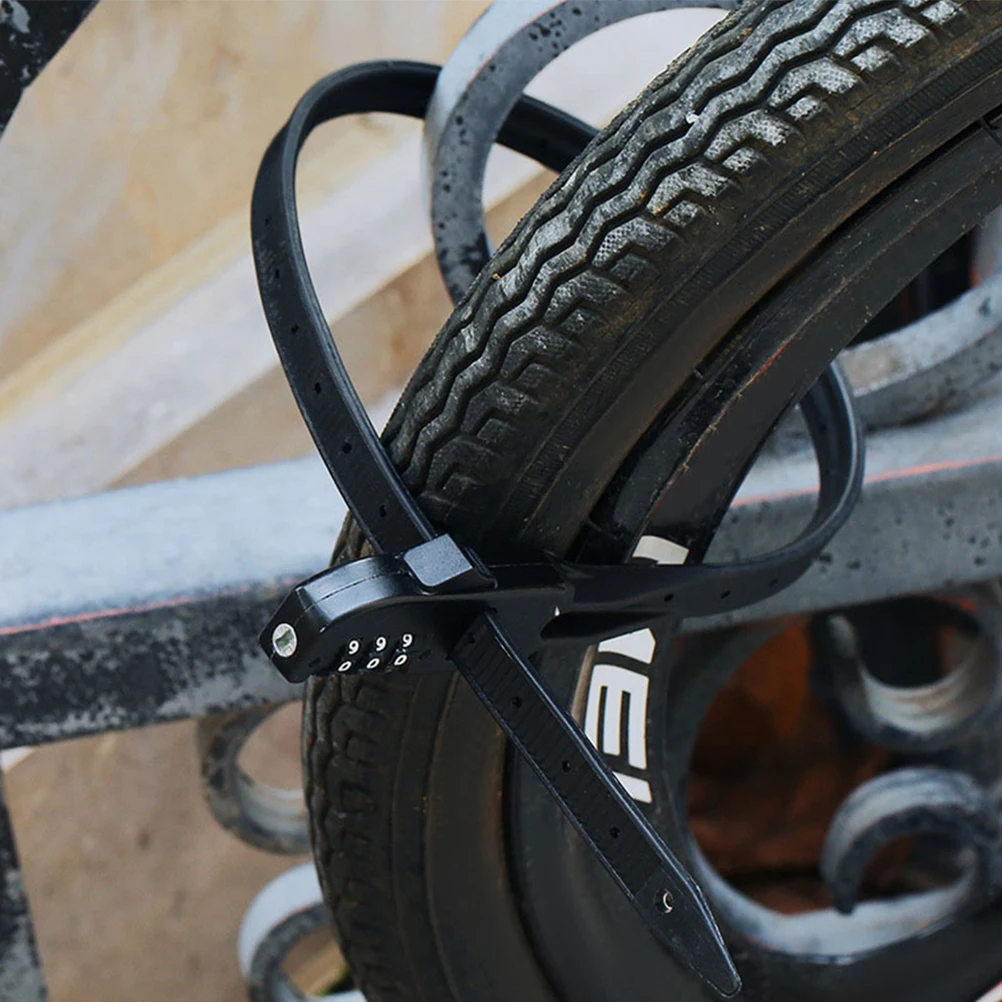 

Bike Lock Security Tie Cable Portable Anti-Theft Flexible Heavy Duty Cycling Mountain Bicycle Cable Lock Outdoor Use