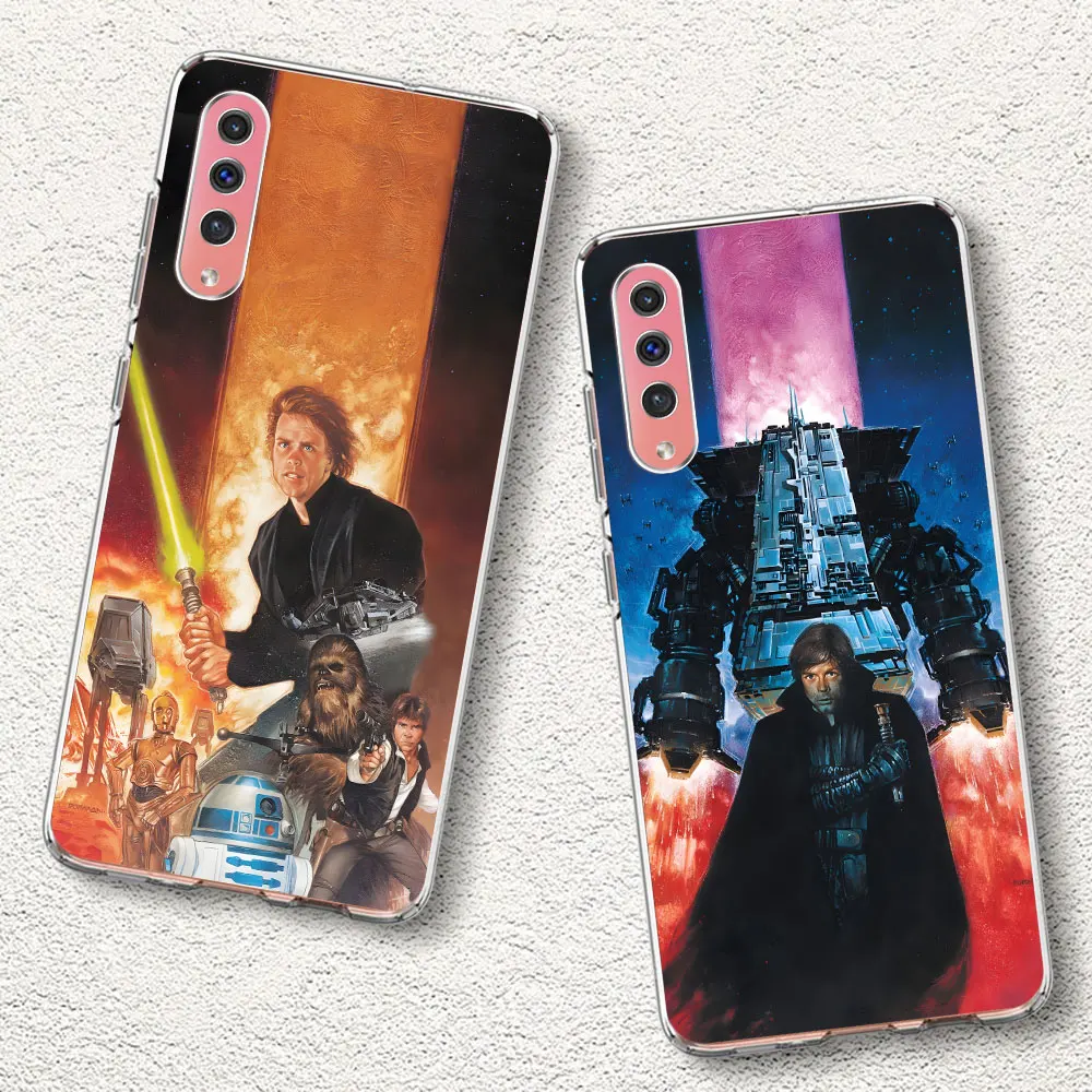 Anakin Darth Vader Luke Skywalker Case for Samsung Galaxy A70 A70s A20e A30s A8 A40 A50 A50s A20 A30 Clear Soft TPU Phone Cover