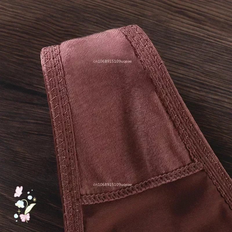 Calcinha de seda gelada de cintura baixa para mulheres, lingerie sem costura, cuecas respiráveis, breve intimidade, secagem rápida