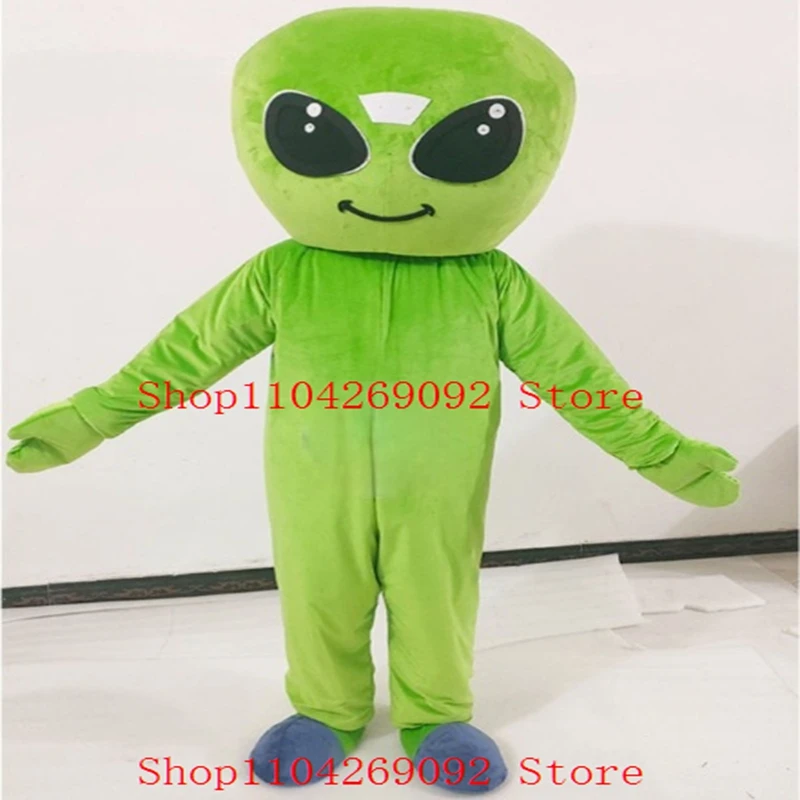 

Green Alien Mascot Costume Adult Little Green Man Mascotter Fancy Dress Anime Character Custom Cosplay Costume Birthday Party