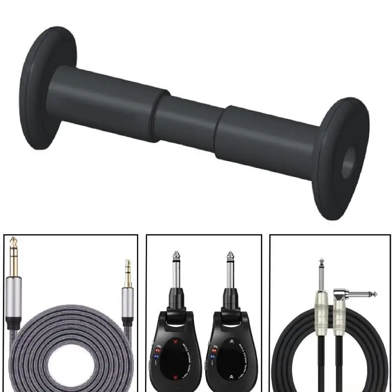 U2JB Wireless Guitar System Silicone Cable Plug Protective Sleeves and Tie Fastener