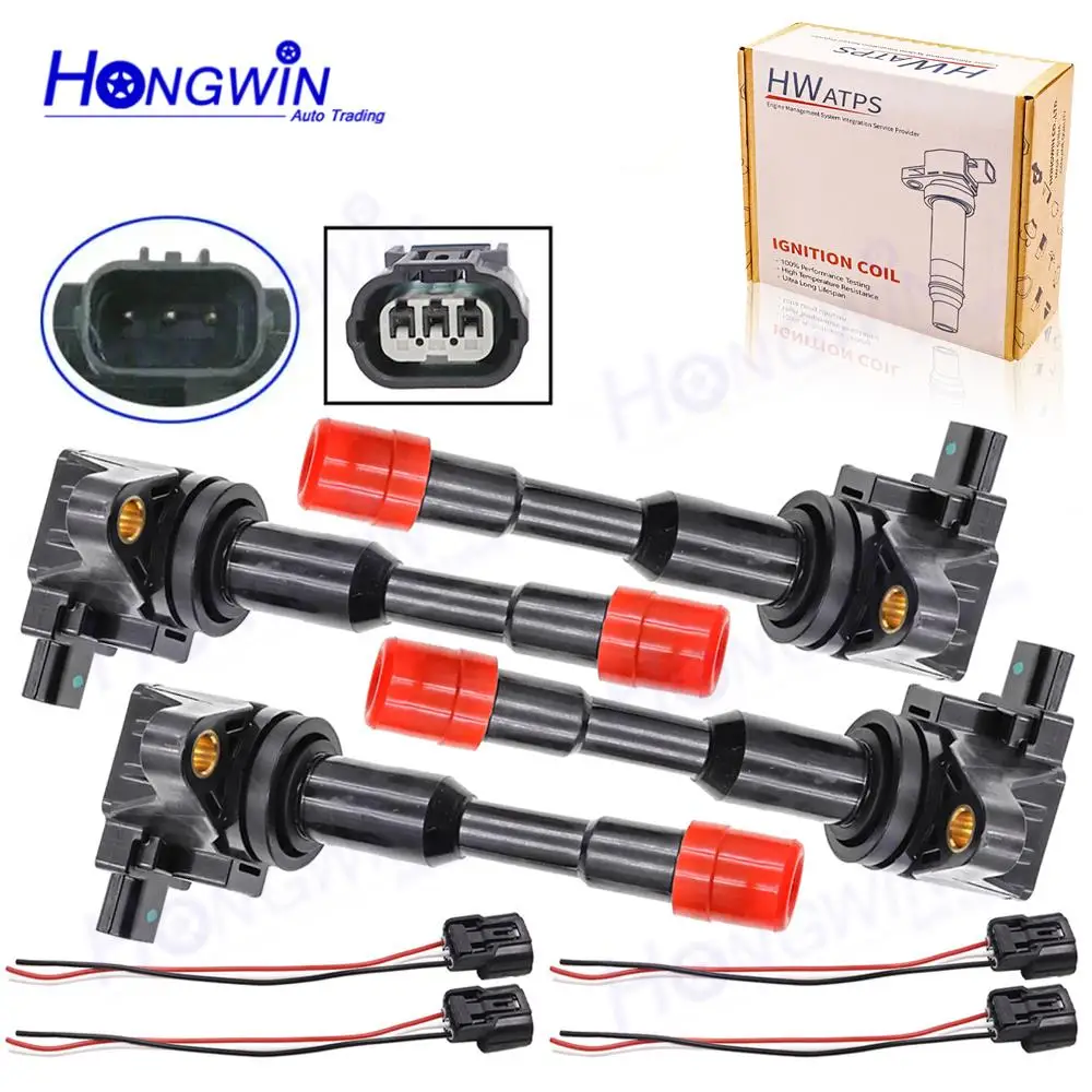 

SET 30521-PWA-003 30521-PWA-S01 Ignition Coil & Wire For Honda Civic 7 8 VII VIII JAZZ FIT 2 3 II III 1.2 1.3 1.4L UF374 C1408
