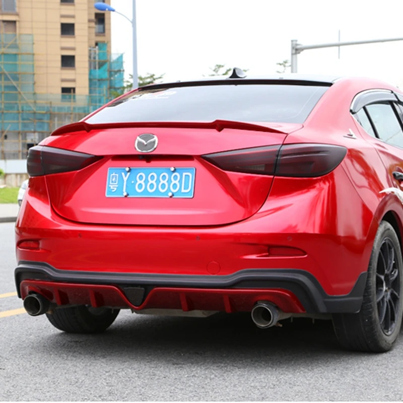 

High quality ABS material Coupe spoiler For Mazda 3 M3 Axela 2014 to 2017 year spoiler Primer or any color for Mazda 3 Axela