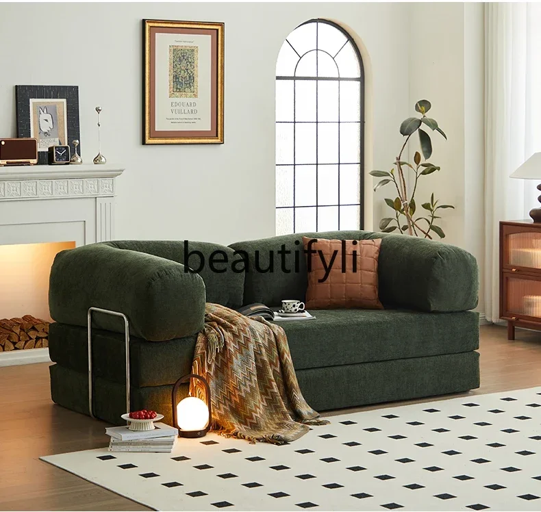 

FG40Medieval Modular Dual-purpose Sofa Double Triple Compression Foldable Fabric Sofa Bed
