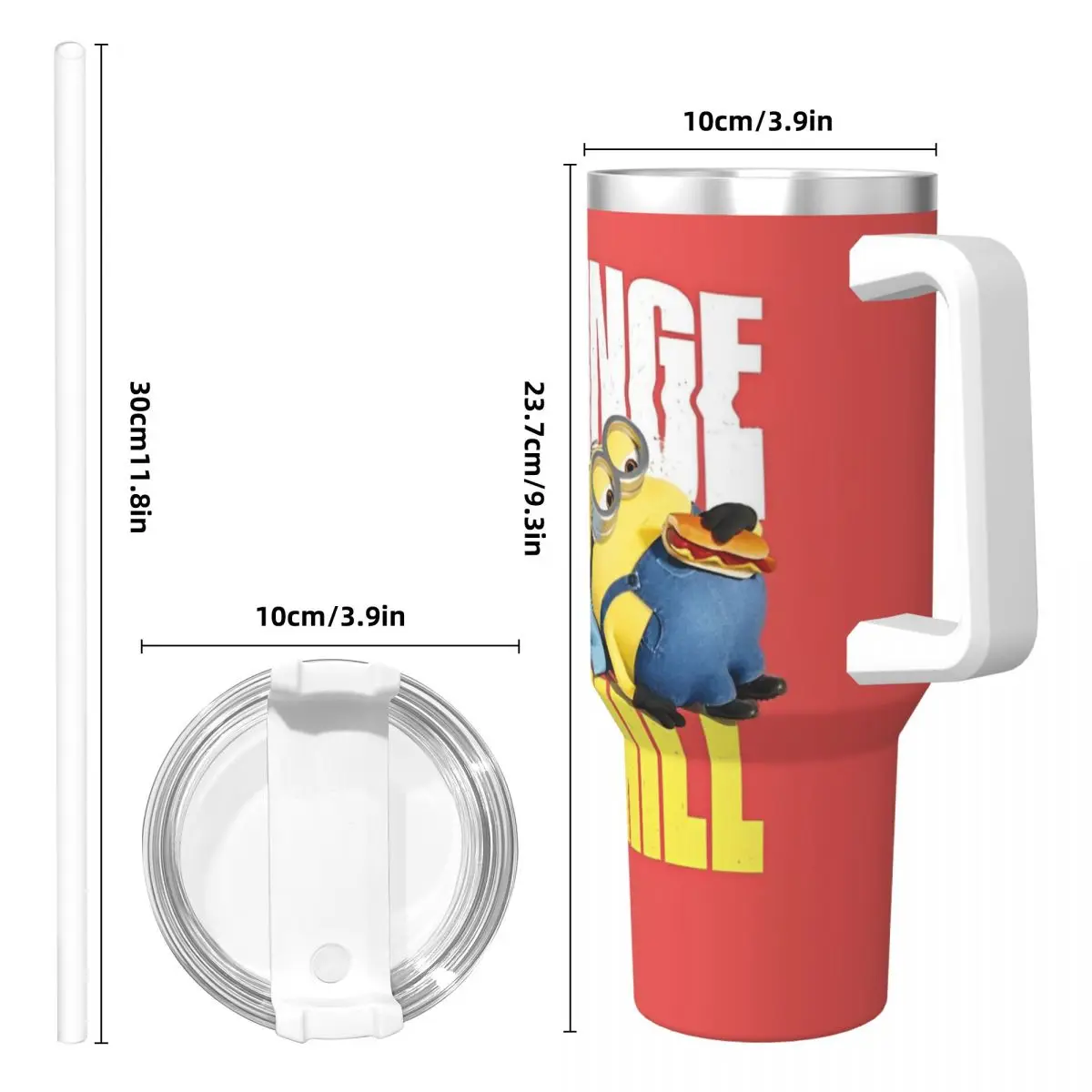 Miniso Minions Tumbler Cold Drink Water Bottle Leakproof Stainless Steel Coffee Mug Custom DIY Camping Mugs Cup