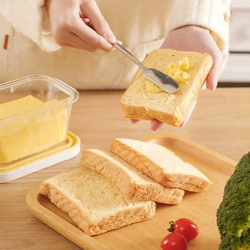 Butter Cutting Box Butter Cutter Refrigerator CrisperSealed Butter Keeper Container Box Multifunction Kitchen Storage Frills