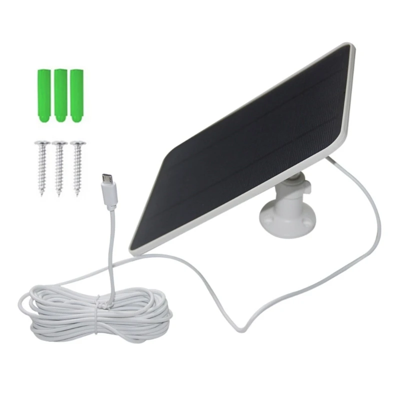  High Efficiency 6W Solar Charging Board For Security Cameras Lights Power Supply