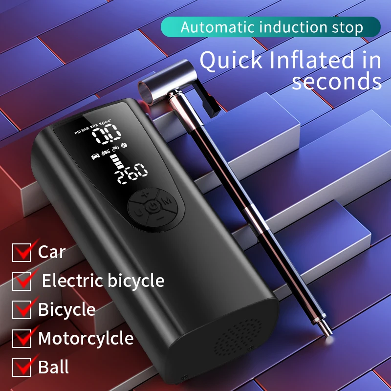 

NOYAFA P005 Portable Car Air Pump Electric Inflator Compressor Wireless Intelligent LED Digital Display Car Bicycle Motorcycle