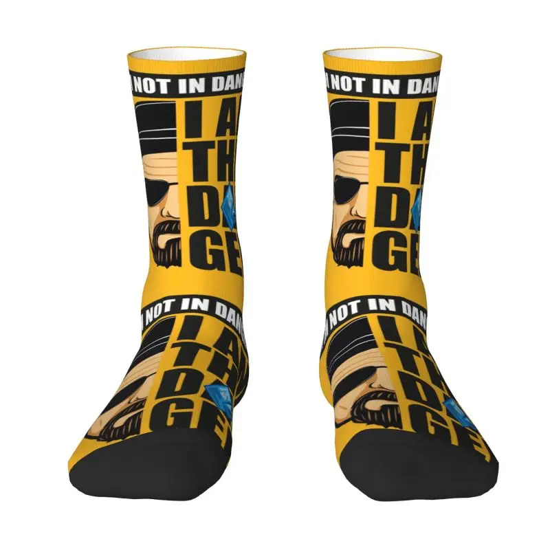 Fashion Printing Heisenberg I Am The Danger Socks  Stretchy Summer Autumn Winter Breaking Bad Walter White Crew Socks