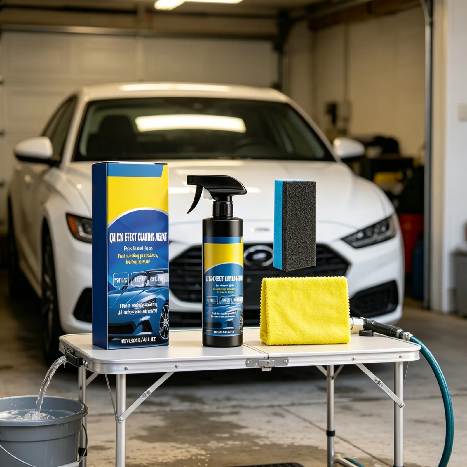 Schnellbeschichtungsmittel für Autos, Kratzerreparatur, Karosserielack-Aufheller, wasserdicht, schmutzabweisend, stellt glatte Oberflächen wieder her, Autopolierspray – Detail 6