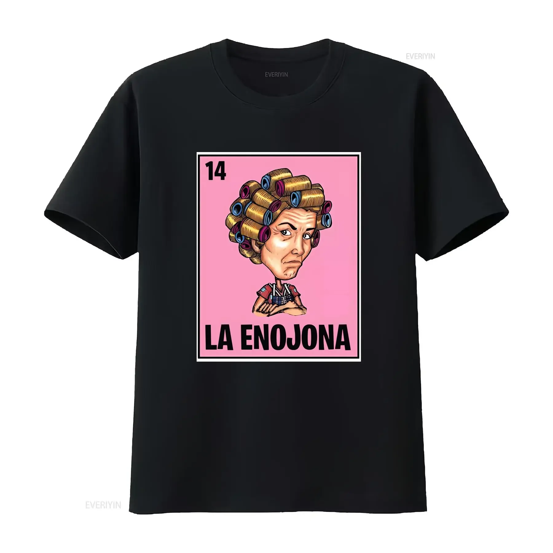 

La Enojona Dona Florinda Chilindrina Chavodel8 Забавная мексиканская футболка Loteria винтажная стираная дышащая дизайнерская одежда с графикой