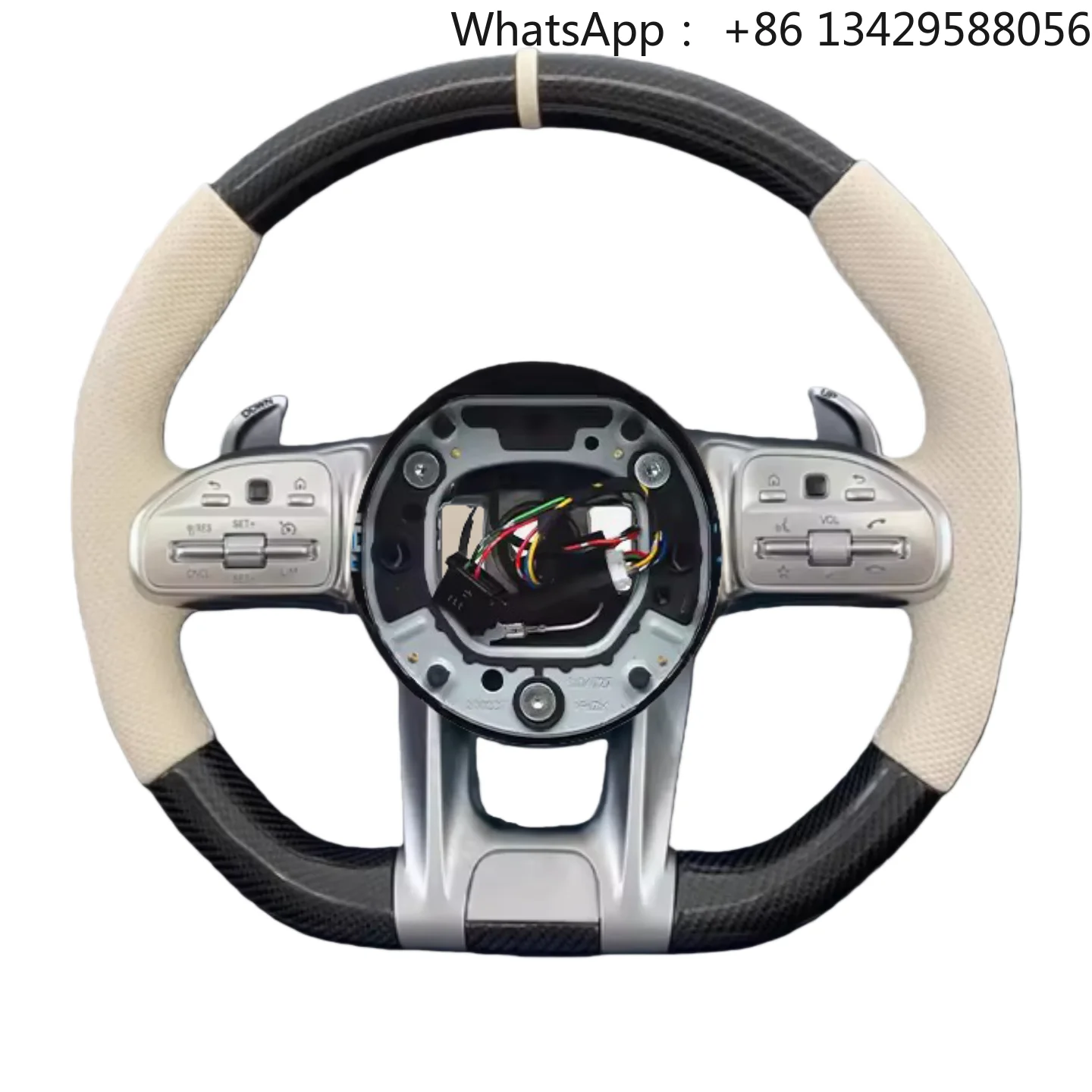 Upgrade Carbon Fiber Steering Wheel for Mercedes Benz a E S C G Class W205 W204 W212 W211 W213 E300 W218 W222 Car Accessories