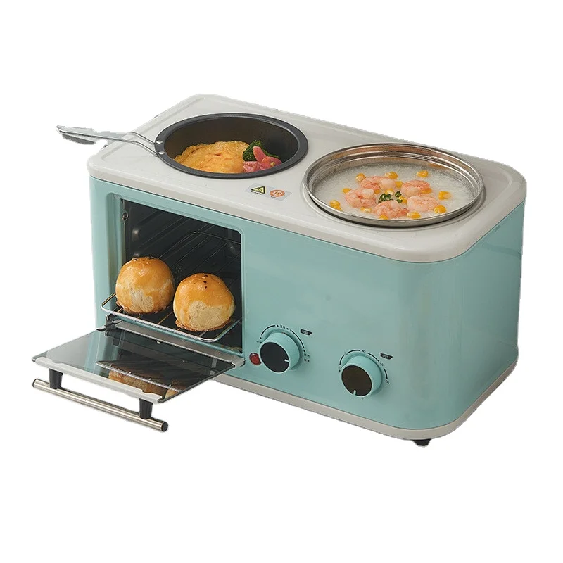 

Multi-function Breakfast Maker Home 4-in-1 Breakfast Maker 3-in-1 Toaster Oven Bread Maker