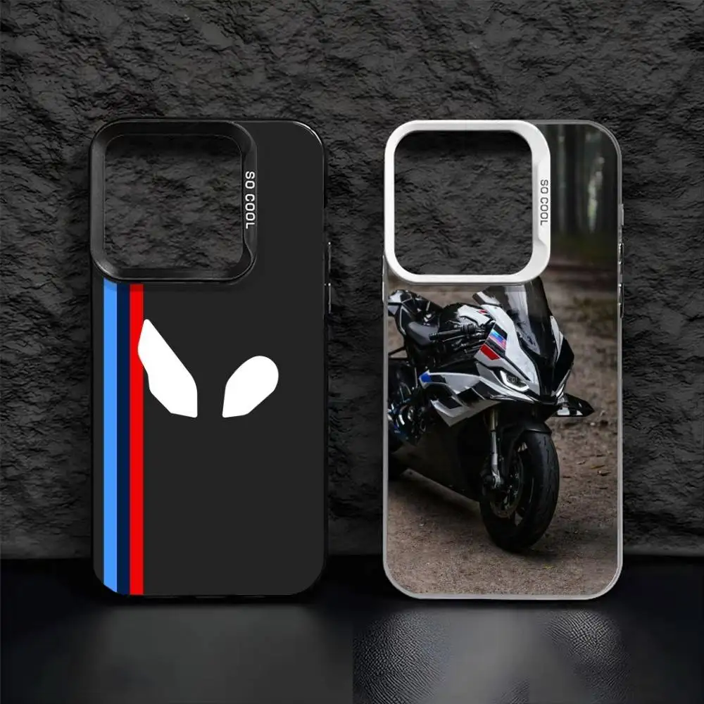 

Cool M-Motorcycle S-1000 Phone Case For iPhone17, 16,15,14,13,12 Pro Max Black Candy Matte Shockproof Cover