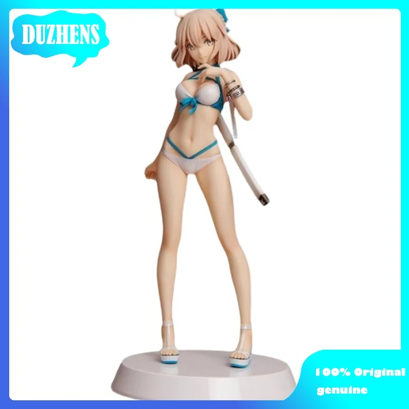 

OUR TREASURE Original:Fate FGO Okita Souji swimsuit 20cm PVC Action Figure Anime Figure Model Toys Figure Collection Doll Gift