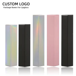 Lipgloss Packaging Boxes Wholesale Bulk Custom Logo Gift Box Small Business Shipping Package Personalized Lip Gloss Paper Cases