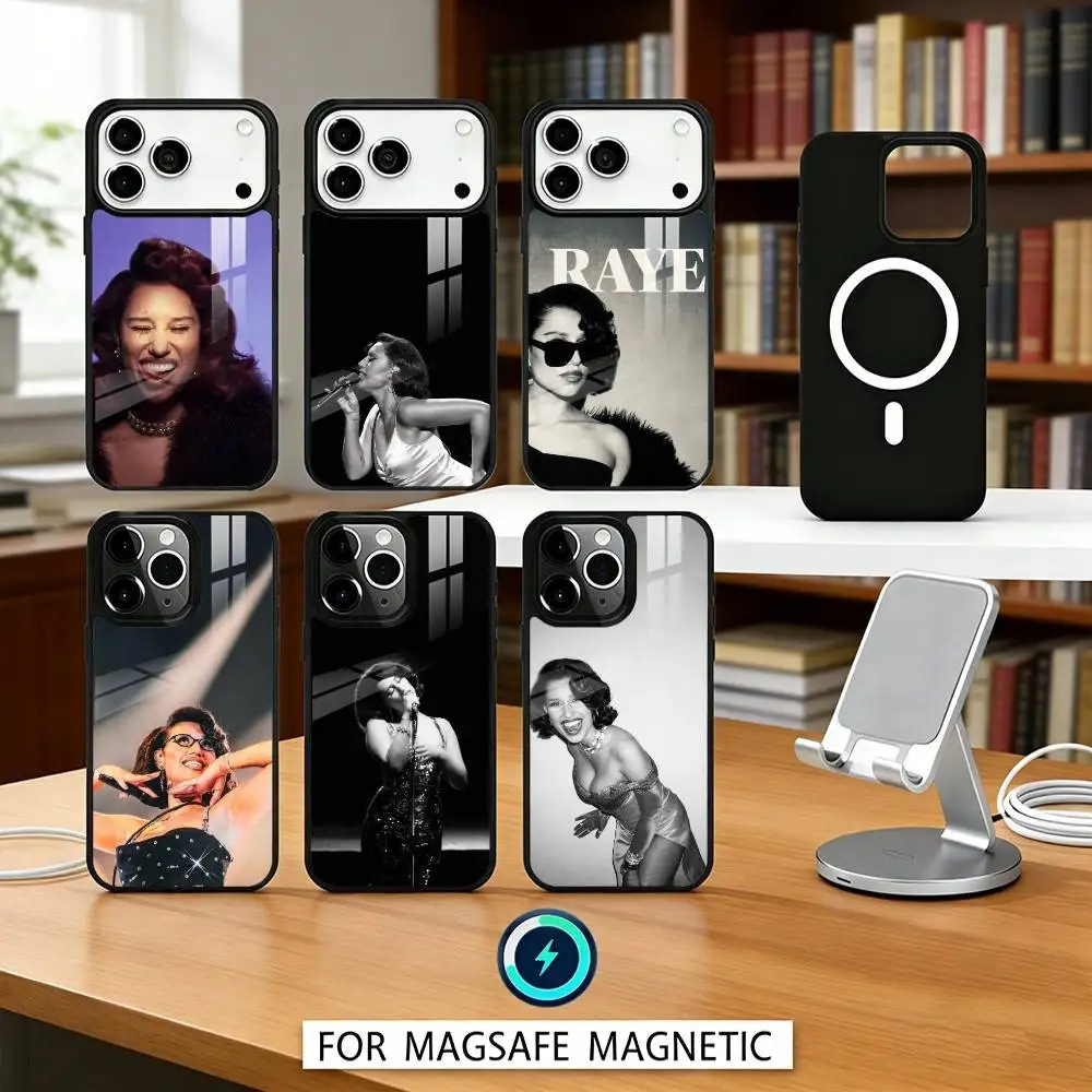 

Singer R-Raye Phone Case For iPhone 17,16,15,14,13,12,Pro,Max For Magsafe Magnetic Wireless Charging