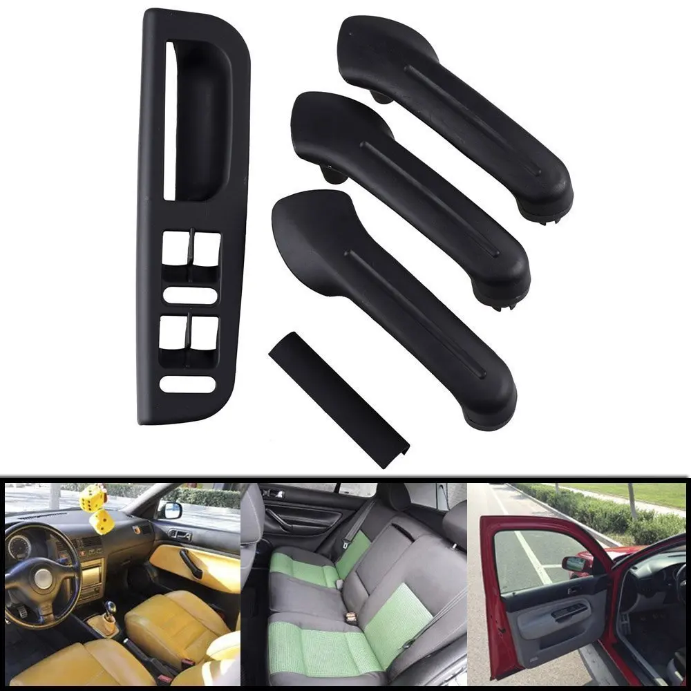Picture 4: Interior Grab Handle Set Black For Volkswagen VW Golf Jetta Bora MK4 4 doors model
