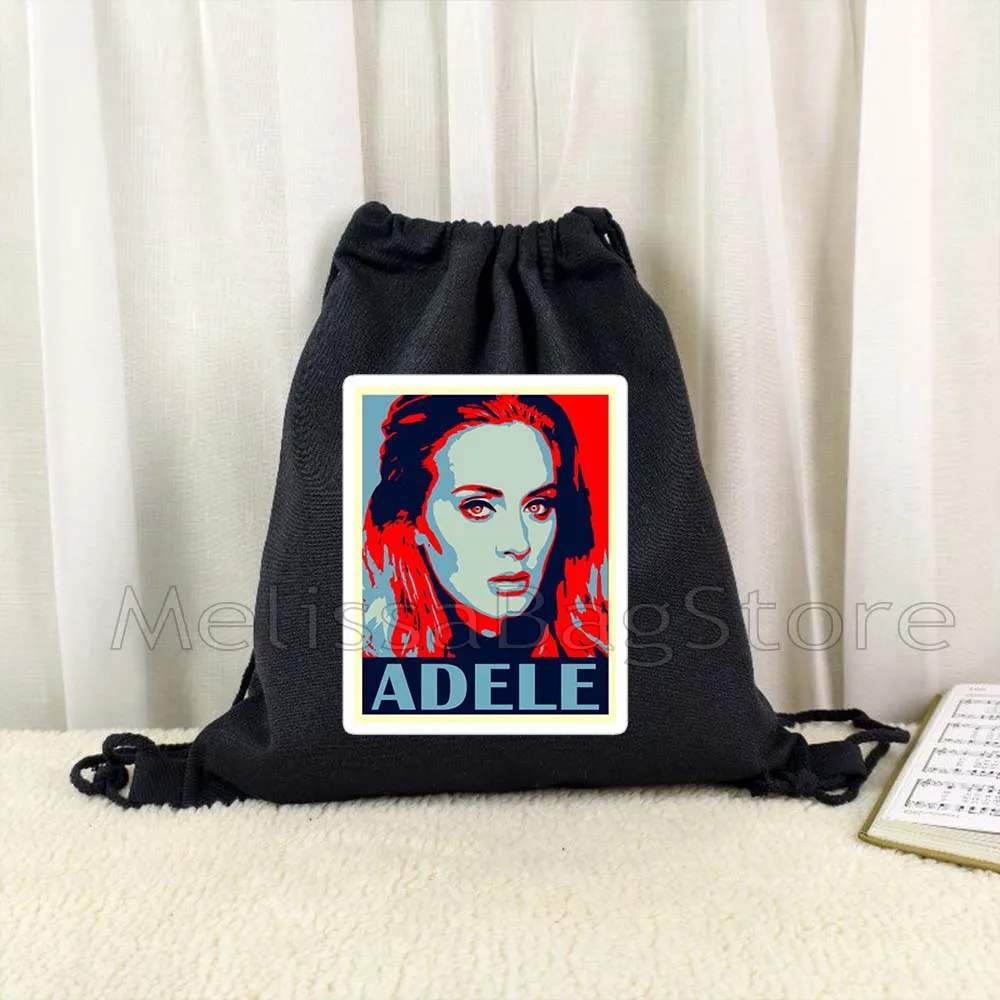 

Hello It's Me Love Adele Музыкальная певица Плакат Подарки для фанатов Холст Сумка на шнурке Футбольный рюкзак Тренажерный зал Йога Рюкзак Спортивная сумка на шнурке