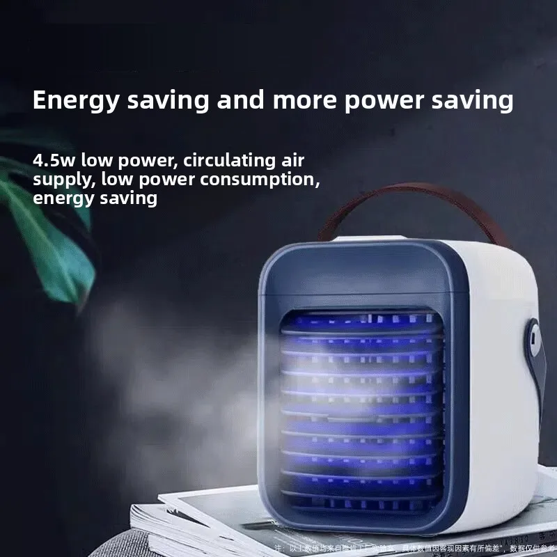 LMM  Portable Refrigeration Air Conditioning Fan Rechargeable Dormitory Car Water Cooling Spray Electric Fan