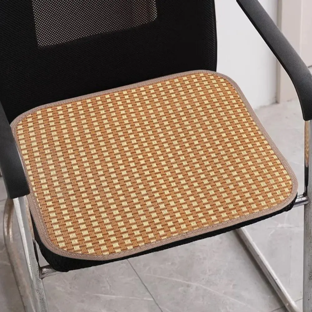 Breathable Summer Cooling Seat Cushion Thickening Non-slip Ice Silk Rattan Sofa Mats Car Seat Cushion