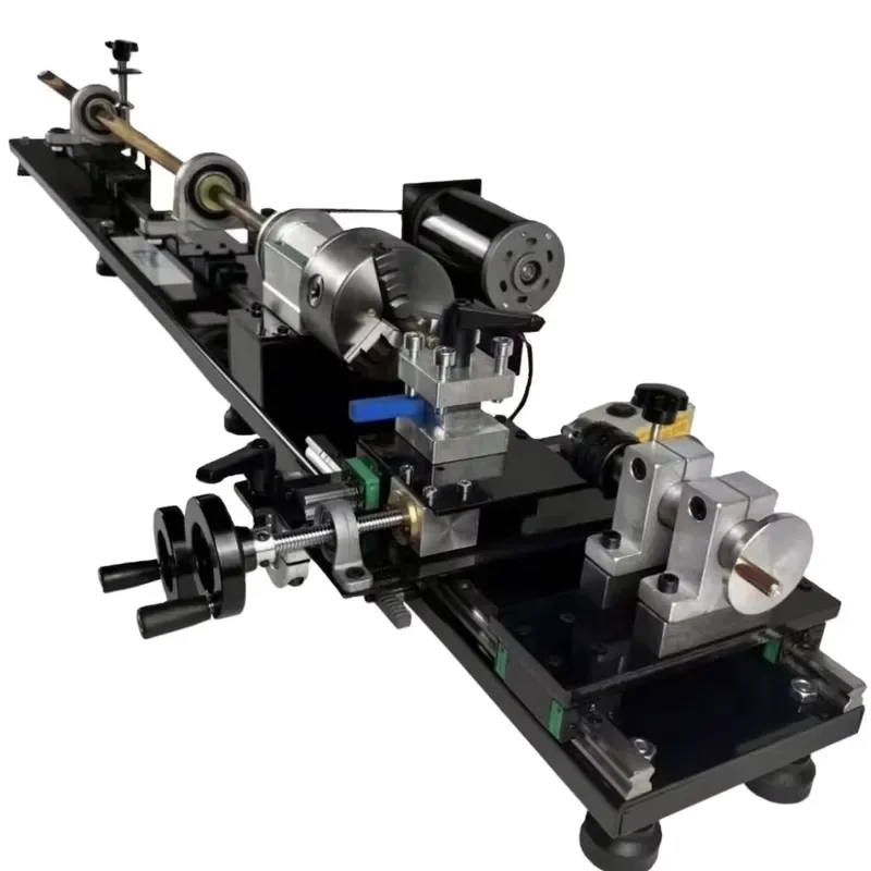 Variable Speed Double Chuck Pool Cue Repair Lathe Machine Snooker Billiard Stick Straighten Service Equipment