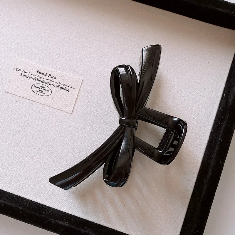 مخالب شعر عتيقة للنساء ، أحمر ، أسود ، أكريليك ، مشابك شعر ، بسيطة ، متعددة الاستخدامات ، إكسسوارات رأس ، اتجاه ، قرش ، بيع بالجملة