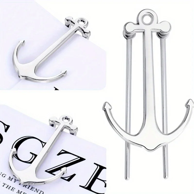 

1 шт., креативная закладка с якорем для чтения, металлическая закладка, держатель для страниц, держатель для книг, подарки на выпускной, школьные и офисные принадлежности