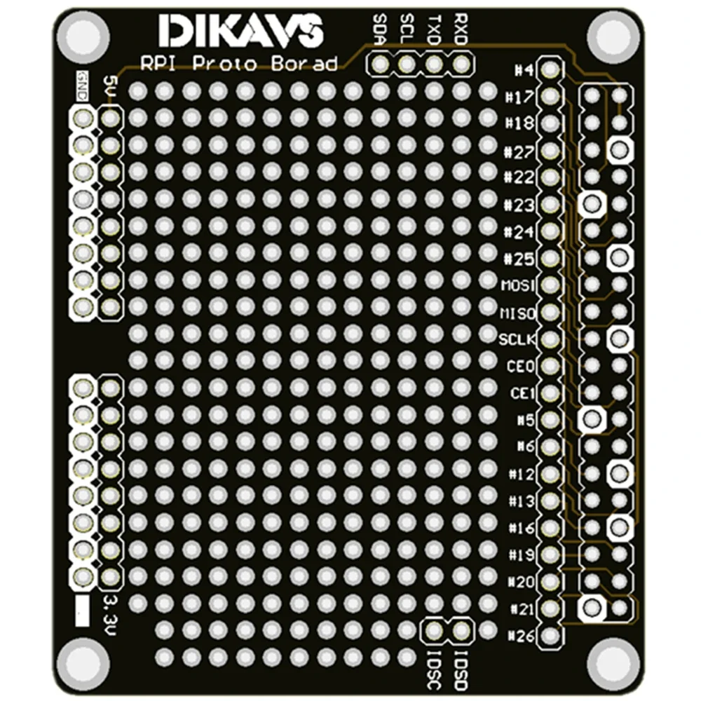 Protoboard Prototype Board Expanding Board  Prototype Pcb  for Rasberry Pi 4B 3B