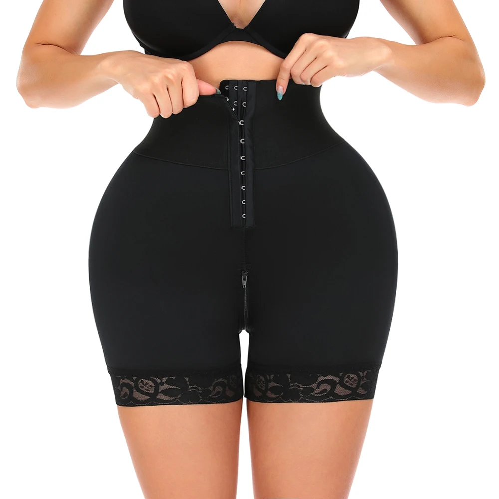 Shapewear Panties High Waist Body Shaper Tummy Control with Hooks Firm Waist Trainer Reducing and Shapers Woman