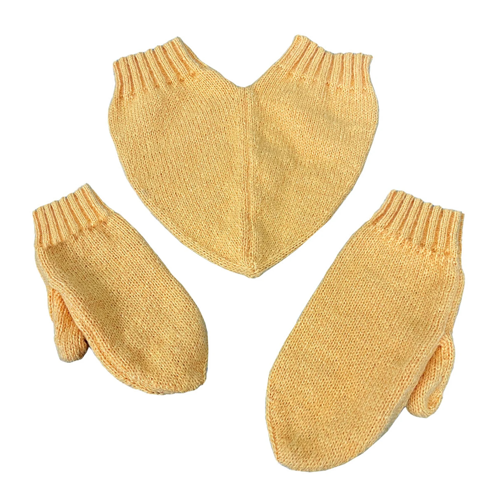 Warm Embrace Elastic Cuff Love Holding Hands Knitted Gloves For Outdoor Cycling Balancing Softness And Elasticity