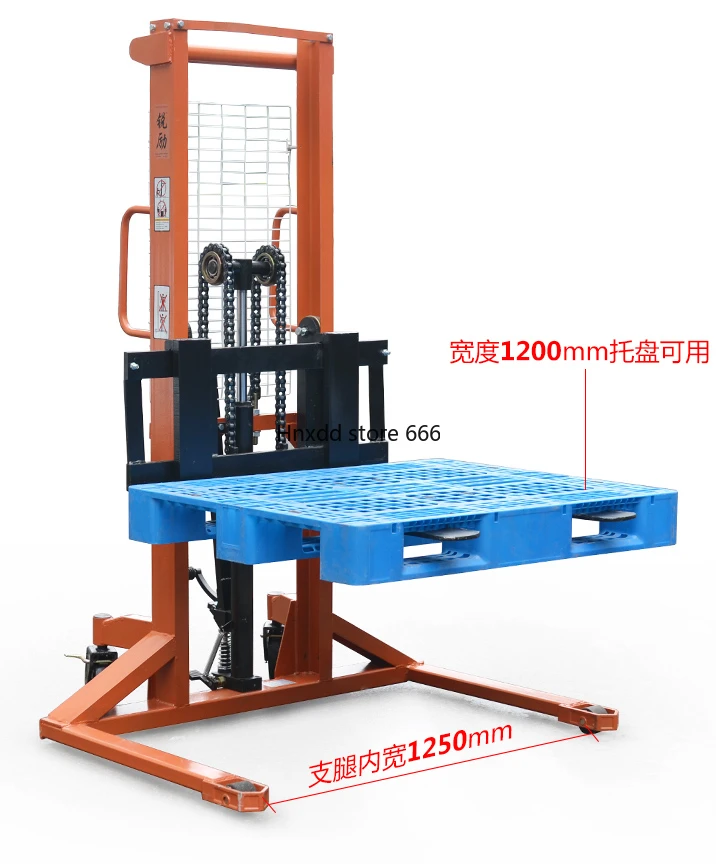 High truck widened outriggers forklift hydraulic truck heavy loading and unloading stacking truck