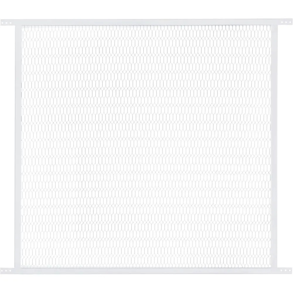 Steel Pet Grille Sn Door Protector or Dogs Pets Cats Scratch Protector Replacement (White, 30 inch) Sn Door Guard Pet Proo Rv Sn