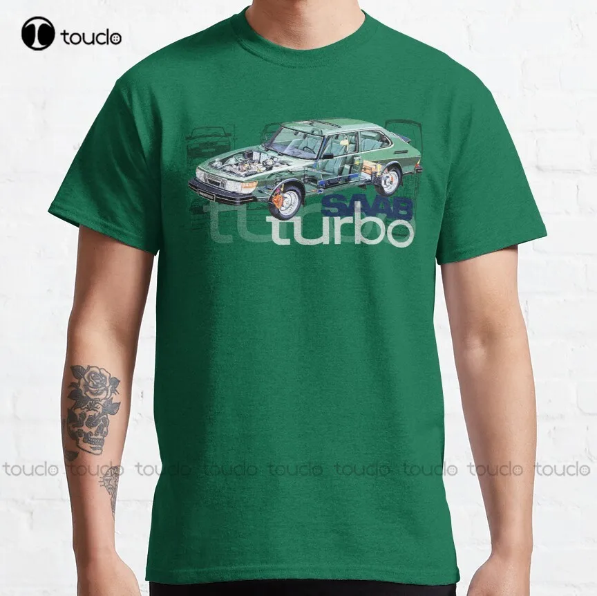 Saab 900 Turbo 9000, 93, 95, Swedish, Sweden, Car, Cars Classic T-Shirt Hawaiian Shirts For Women Xs-5Xl Streetwear All Seasons