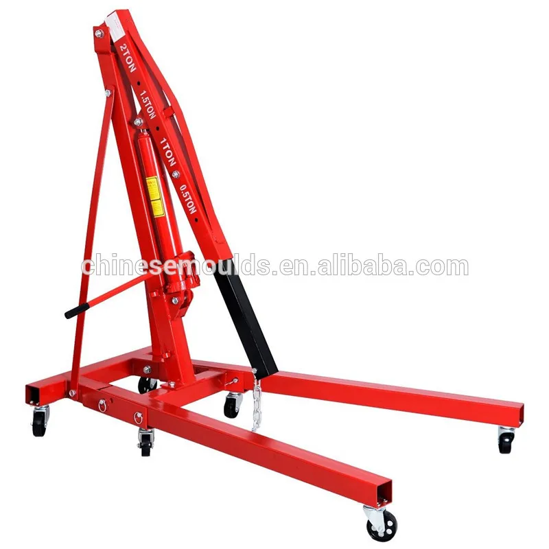 Portable Hydraulic Foldable Shop Crane Wholesale Engine Folding Crane 2ton Mobile Mini Manual Crane