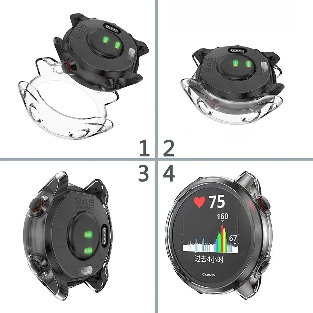 TPU Protector Case Silicone Cover For Garmin Fenix 7 7S 7X 6 6S 6X Pro Sapphire Bezel Ring Anti Protective Frame