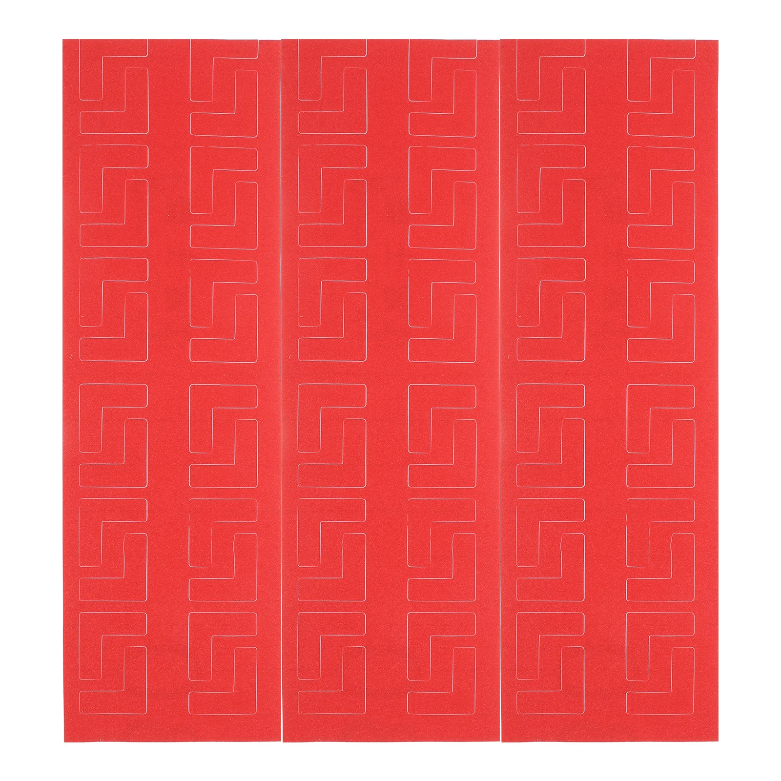 

100pcs Positioning Sticker High Adhesion PVC Desktop Marker Right Angle Easy Peel DIY Supply Work Tape Notebook