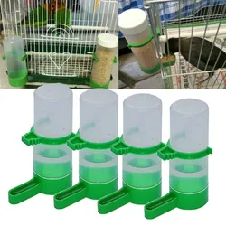 4PCS Bird Fedder Parrot Automatic Drinker Cups Feeder Bottle Bird Cage Parrot Feeding Tool Automatic Feeder Bowls And Drinkers