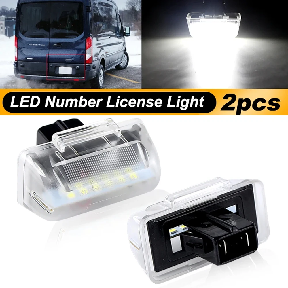 

Светодиодный светильник номерного знака белого цвета для Ford Transit MK4 MK5 MK6 MK7 1985-2013 для Ford Transit Connect 2002-2013 OEM # 4388111