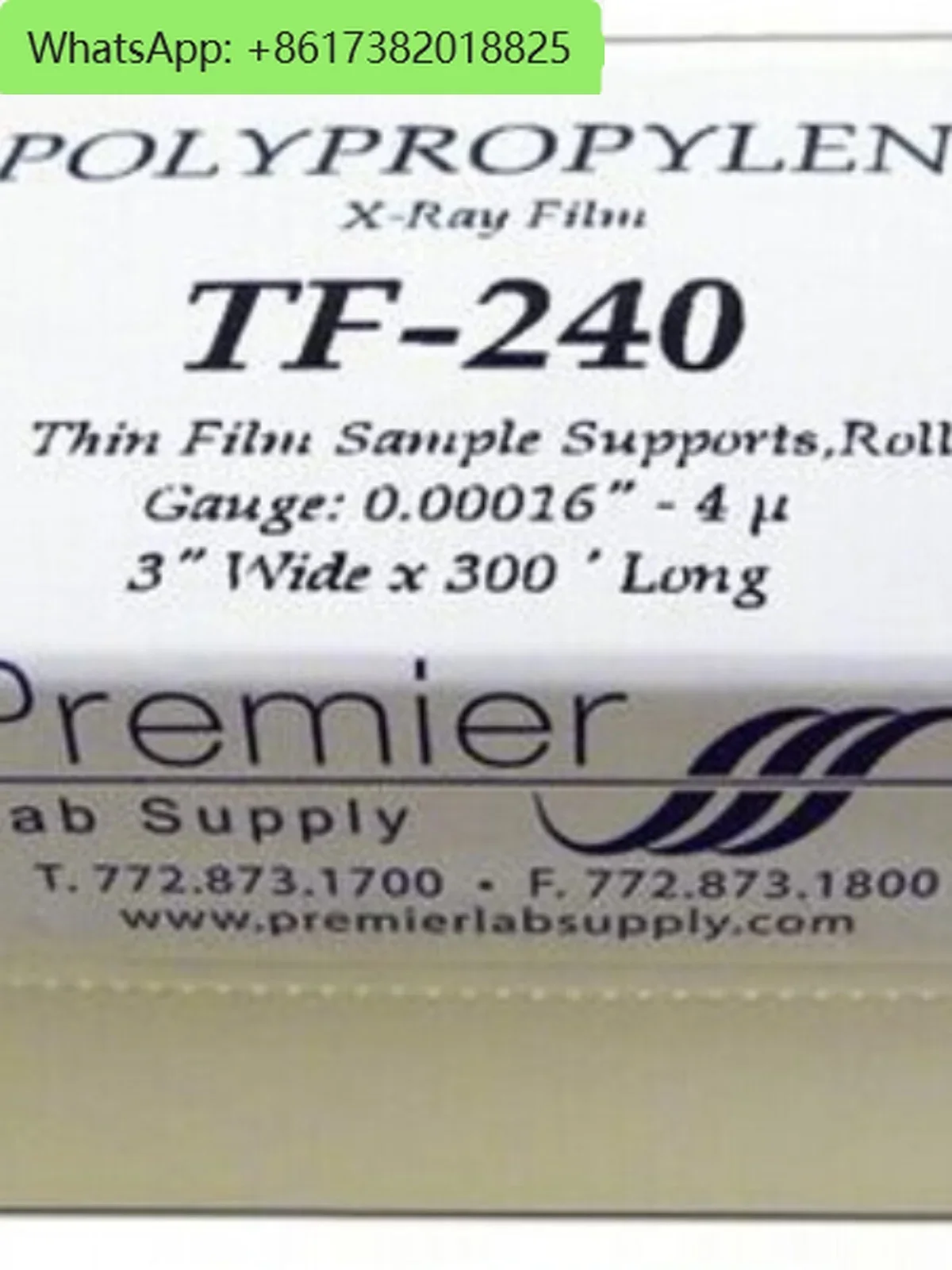 TF-240 Polypropylene XRF Sample Film Polypropylene X-Ray Fil